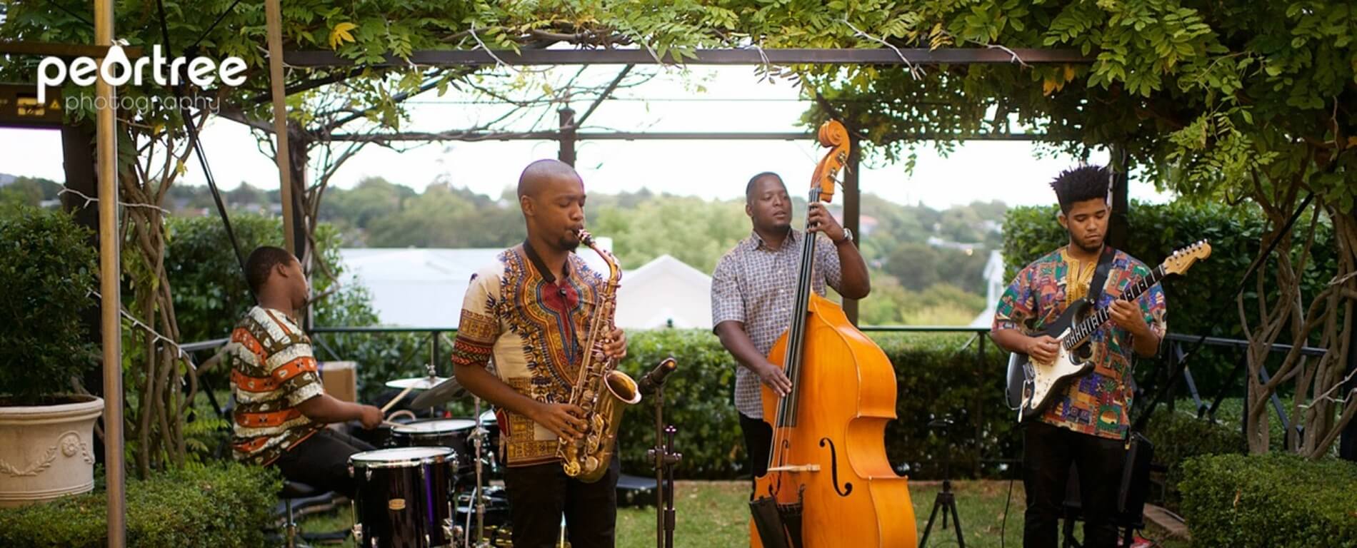 Shout Music Company (Shout MC) | African/ Township Jazz Quartet: Alto Saxophone / Double Bass / Guitar / Drum Kit / Weddings, Events + Entertainment Packages / +More